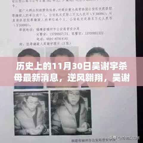 吴谢宇杀母案最新消息,逆风翱翔背后的励志故事与变化的力量