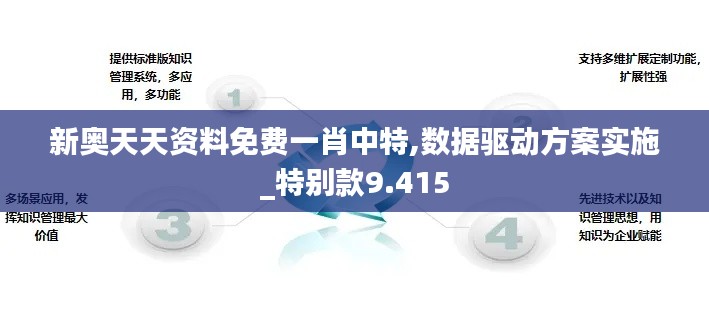 新奥天天资料免费一肖中特,数据驱动方案实施_特别款9.415