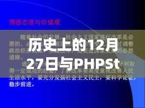 历史上的12月27日与PHPStrome实时预览的里程碑式发展